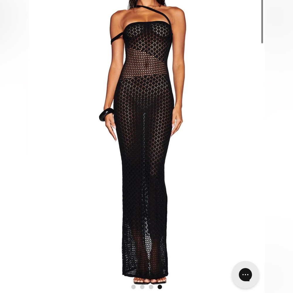 I AM GIA BLACK CORALIE DRESS